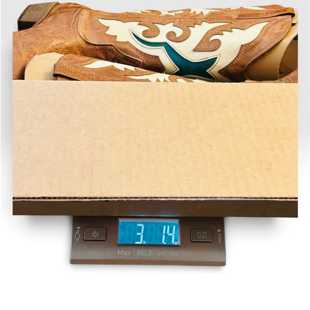 Matisse Stampede 2 Western Cowboy Boots Brown Turquoise Women’s 8.5 - Picture 15 of 16